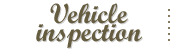 Vehicle inspection